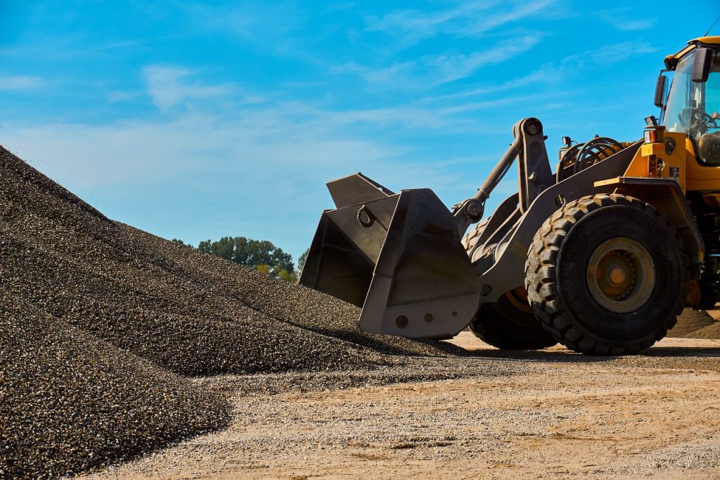 gravel plant, excavator, shovel-4727654.jpg